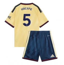 Strój piłkarski Arsenal Piero Hincapie #5 Koszulka Trzeciej dziecięce 2026-27 Krótki Rękaw (+ Krótkie spodenki)