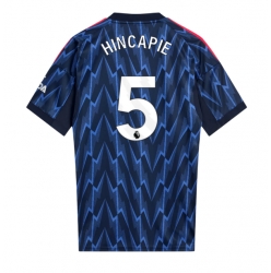 Strój piłkarski Arsenal Piero Hincapie #5 Koszulka Wyjazdowej 2025-26 Krótki Rękaw