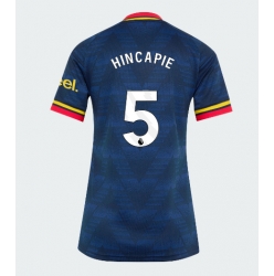 Strój piłkarski Arsenal Piero Hincapie #5 Koszulka Wyjazdowej damskie 2026-27 Krótki Rękaw