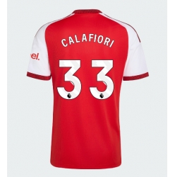 Strój piłkarski Arsenal Riccardo Calafiori #33 Koszulka Podstawowej 2026-27 Krótki Rękaw