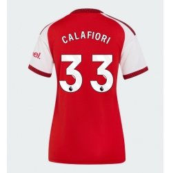 Strój piłkarski Arsenal Riccardo Calafiori #33 Koszulka Podstawowej damskie 2026-27 Krótki Rękaw