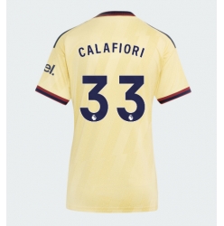 Strój piłkarski Arsenal Riccardo Calafiori #33 Koszulka Trzeciej damskie 2026-27 Krótki Rękaw