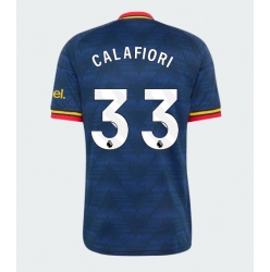 Strój piłkarski Arsenal Riccardo Calafiori #33 Koszulka Wyjazdowej 2026-27 Krótki Rękaw