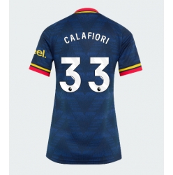 Strój piłkarski Arsenal Riccardo Calafiori #33 Koszulka Wyjazdowej damskie 2026-27 Krótki Rękaw