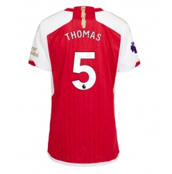 Strój piłkarski Arsenal Thomas Partey #5 Koszulka Podstawowej damskie 2023-24 Krótki Rękaw