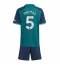 Strój piłkarski Arsenal Thomas Partey #5 Koszulka Trzeciej dziecięce 2023-24 Krótki Rękaw (+ Krótkie spodenki)