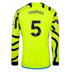Strój piłkarski Arsenal Thomas Partey #5 Koszulka Wyjazdowej 2023-24 Długi Rękaw
