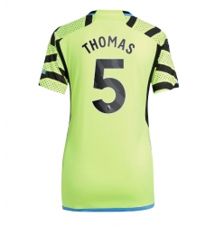Strój piłkarski Arsenal Thomas Partey #5 Koszulka Wyjazdowej damskie 2023-24 Krótki Rękaw