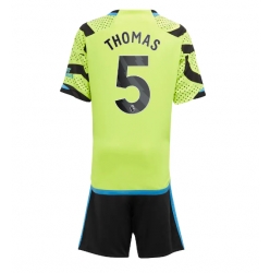 Strój piłkarski Arsenal Thomas Partey #5 Koszulka Wyjazdowej dziecięce 2023-24 Krótki Rękaw (+ Krótkie spodenki)