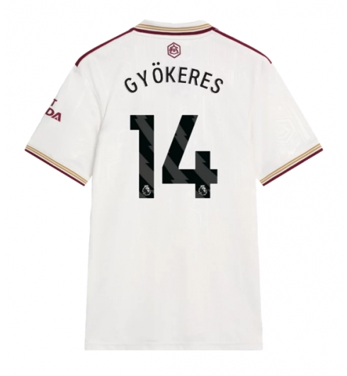 Strój piłkarski Arsenal Viktor Gyokeres #14 Koszulka Trzeciej 2025-26 Krótki Rękaw Strój piłkarski Arsenal Viktor Gyokeres #14 Koszulka Trzeciej 2025-26 Krótki Rękaw