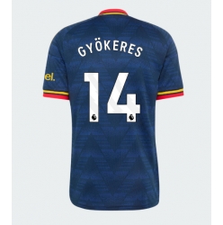 Strój piłkarski Arsenal Viktor Gyokeres #14 Koszulka Wyjazdowej 2026-27 Krótki Rękaw