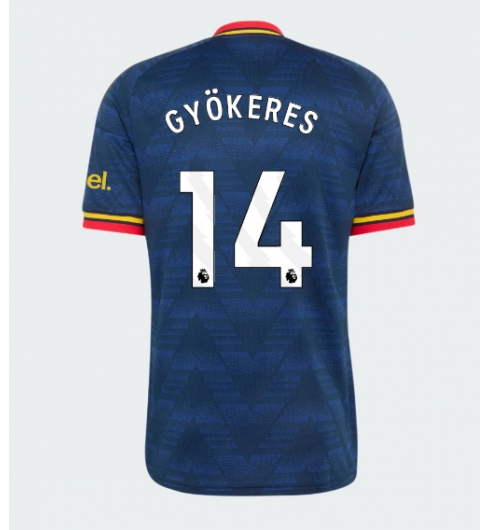 Strój piłkarski Arsenal Viktor Gyokeres #14 Koszulka Wyjazdowej 2026-27 Krótki Rękaw Strój piłkarski Arsenal Viktor Gyokeres #14 Koszulka Wyjazdowej 2026-27 Krótki Rękaw