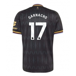 Strój piłkarski Aston Villa Alejandro Garnacho #17 Koszulka Wyjazdowej 2026-27 Krótki Rękaw