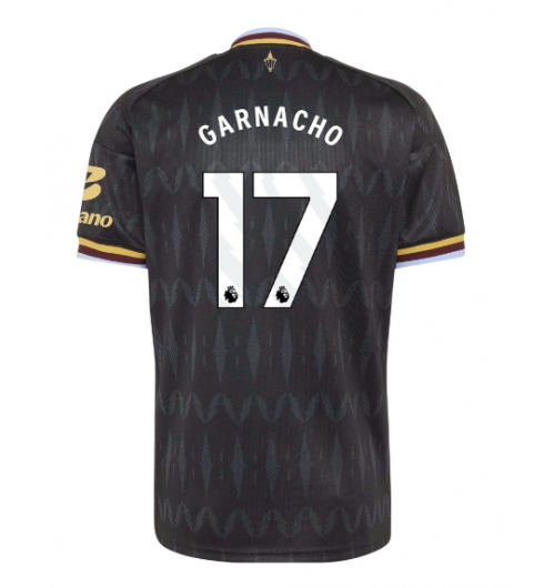 Strój piłkarski Aston Villa Alejandro Garnacho #17 Koszulka Wyjazdowej 2026-27 Krótki Rękaw Strój piłkarski Aston Villa Alejandro Garnacho #17 Koszulka Wyjazdowej 2026-27 Krótki Rękaw
