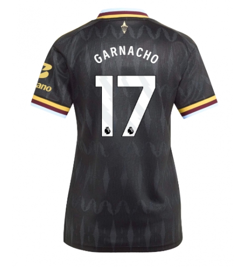 Strój piłkarski Aston Villa Alejandro Garnacho #17 Koszulka Wyjazdowej damskie 2026-27 Krótki Rękaw Strój piłkarski Aston Villa Alejandro Garnacho #17 Koszulka Wyjazdowej damskie 2026-27 Krótki Rękaw