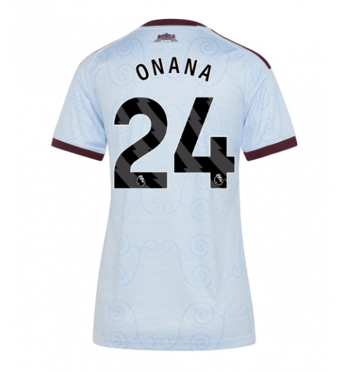 Strój piłkarski Aston Villa Amadou Onana #24 Koszulka Trzeciej damskie 2026-27 Krótki Rękaw Strój piłkarski Aston Villa Amadou Onana #24 Koszulka Trzeciej damskie 2026-27 Krótki Rękaw