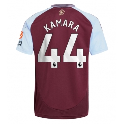 Strój piłkarski Aston Villa Boubacar Kamara #44 Koszulka Podstawowej 2024-25 Krótki Rękaw