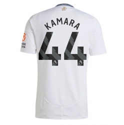 Strój piłkarski Aston Villa Boubacar Kamara #44 Koszulka Wyjazdowej 2024-25 Krótki Rękaw