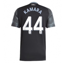 Strój piłkarski Aston Villa Boubacar Kamara #44 Koszulka Wyjazdowej 2025-26 Krótki Rękaw