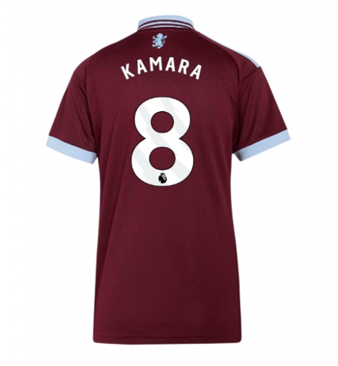 Strój piłkarski Aston Villa Boubacar Kamara #8 Koszulka Podstawowej damskie 2026-27 Krótki Rękaw Strój piłkarski Aston Villa Boubacar Kamara #8 Koszulka Podstawowej damskie 2026-27 Krótki Rękaw