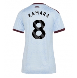 Strój piłkarski Aston Villa Boubacar Kamara #8 Koszulka Trzeciej damskie 2026-27 Krótki Rękaw