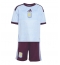 Strój piłkarski Aston Villa Boubacar Kamara #8 Koszulka Trzeciej dziecięce 2026-27 Krótki Rękaw (+ Krótkie spodenki)