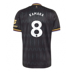 Strój piłkarski Aston Villa Boubacar Kamara #8 Koszulka Wyjazdowej 2026-27 Krótki Rękaw