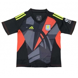 Strój piłkarski Aston Villa Bramkarskie Koszulka Wyjazdowej 2024-25 Krótki Rękaw