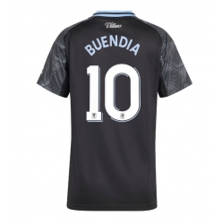 Strój piłkarski Aston Villa Emiliano Buendia #10 Koszulka Wyjazdowej damskie 2025-26 Krótki Rękaw
