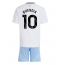 Strój piłkarski Aston Villa Emiliano Buendia #10 Koszulka Wyjazdowej dziecięce 2024-25 Krótki Rękaw (+ Krótkie spodenki)