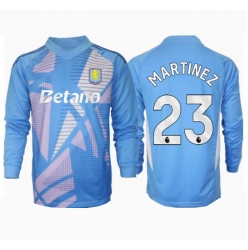 Strój piłkarski Aston Villa Emiliano Martinez #23 Bramkarskie Koszulka Trzeciej 2024-25 Długi Rękaw
