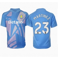 Strój piłkarski Aston Villa Emiliano Martinez #23 Bramkarskie Koszulka Trzeciej 2024-25 Krótki Rękaw
