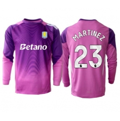 Strój piłkarski Aston Villa Emiliano Martinez #23 Bramkarskie Koszulka Trzeciej 2025-26 Długi Rękaw