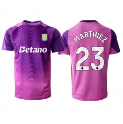 Strój piłkarski Aston Villa Emiliano Martinez #23 Bramkarskie Koszulka Trzeciej 2025-26 Krótki Rękaw
