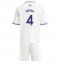 Strój piłkarski Aston Villa Ezri Konsa #4 Koszulka Trzeciej dziecięce 2025-26 Krótki Rękaw (+ Krótkie spodenki)