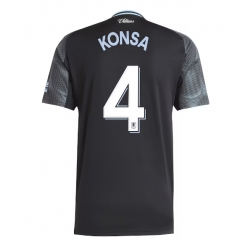 Strój piłkarski Aston Villa Ezri Konsa #4 Koszulka Wyjazdowej 2025-26 Krótki Rękaw