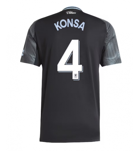 Strój piłkarski Aston Villa Ezri Konsa #4 Koszulka Wyjazdowej 2025-26 Krótki Rękaw Strój piłkarski Aston Villa Ezri Konsa #4 Koszulka Wyjazdowej 2025-26 Krótki Rękaw