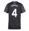 Strój piłkarski Aston Villa Ezri Konsa #4 Koszulka Wyjazdowej damskie 2025-26 Krótki Rękaw Strój piłkarski Aston Villa Ezri Konsa #4 Koszulka Wyjazdowej damskie 2025-26 Krótki Rękaw