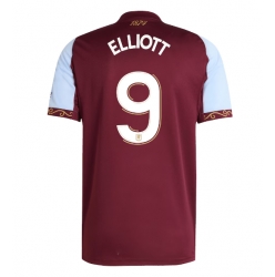 Strój piłkarski Aston Villa Harvey Elliott #9 Koszulka Podstawowej 2025-26 Krótki Rękaw