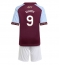 Strój piłkarski Aston Villa Harvey Elliott #9 Koszulka Podstawowej dziecięce 2025-26 Krótki Rękaw (+ Krótkie spodenki)
