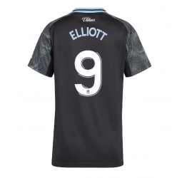 Strój piłkarski Aston Villa Harvey Elliott #9 Koszulka Wyjazdowej damskie 2025-26 Krótki Rękaw