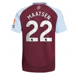 Strój piłkarski Aston Villa Ian Maatsen #22 Koszulka Podstawowej 2024-25 Krótki Rękaw