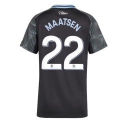 Strój piłkarski Aston Villa Ian Maatsen #22 Koszulka Wyjazdowej damskie 2025-26 Krótki Rękaw