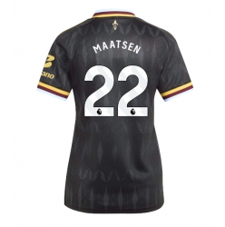 Strój piłkarski Aston Villa Ian Maatsen #22 Koszulka Wyjazdowej damskie 2026-27 Krótki Rękaw