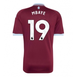 Strój piłkarski Aston Villa Ibrahim Mbaye #19 Koszulka Podstawowej 2026-27 Krótki Rękaw