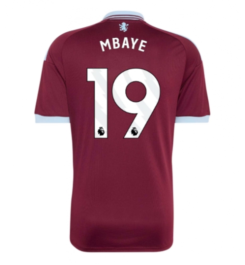 Strój piłkarski Aston Villa Ibrahim Mbaye #19 Koszulka Podstawowej 2026-27 Krótki Rękaw Strój piłkarski Aston Villa Ibrahim Mbaye #19 Koszulka Podstawowej 2026-27 Krótki Rękaw