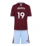 Strój piłkarski Aston Villa Ibrahim Mbaye #19 Koszulka Podstawowej dziecięce 2026-27 Krótki Rękaw (+ Krótkie spodenki)
