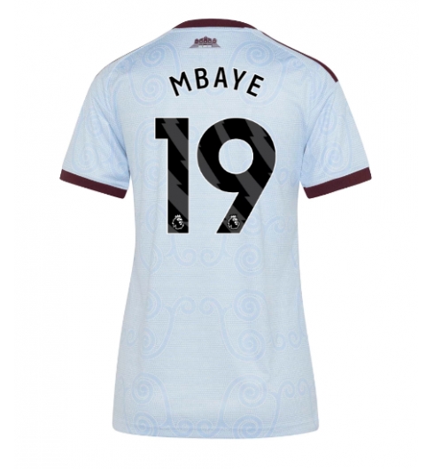 Strój piłkarski Aston Villa Ibrahim Mbaye #19 Koszulka Trzeciej damskie 2026-27 Krótki Rękaw Strój piłkarski Aston Villa Ibrahim Mbaye #19 Koszulka Trzeciej damskie 2026-27 Krótki Rękaw