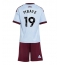 Strój piłkarski Aston Villa Ibrahim Mbaye #19 Koszulka Trzeciej dziecięce 2026-27 Krótki Rękaw (+ Krótkie spodenki)