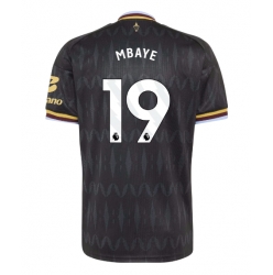 Strój piłkarski Aston Villa Ibrahim Mbaye #19 Koszulka Wyjazdowej 2026-27 Krótki Rękaw